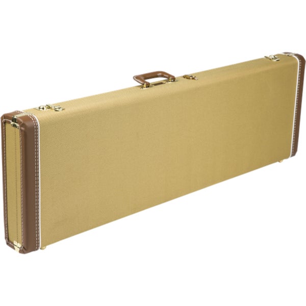 Fender G&G Deluxe Precision Bass Hardshell Case Tweed/Red Poodle custodia per basso di precisione
