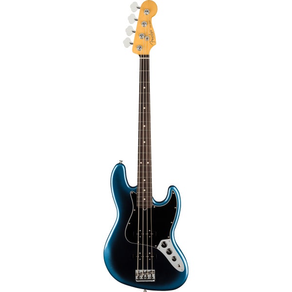 Fender American Professional II Jazz Bass Dark Night RW Limited Edition Electric Bass Guitar with Case
