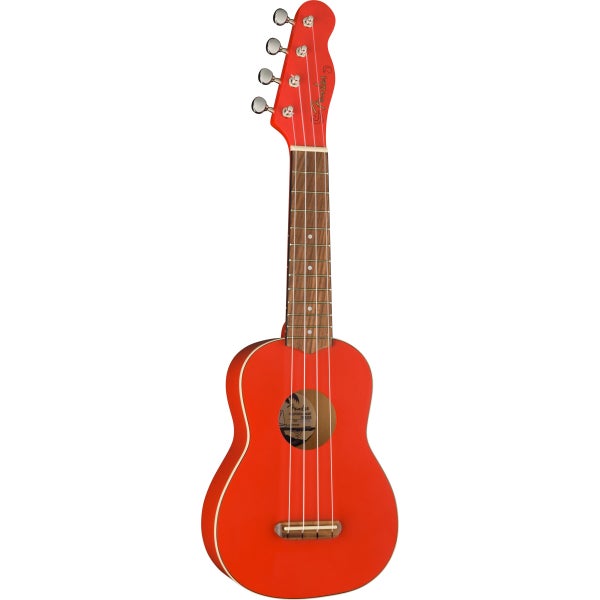 Fender FSR California Coast Venice Fiesta Red WN Soprano Ukulele