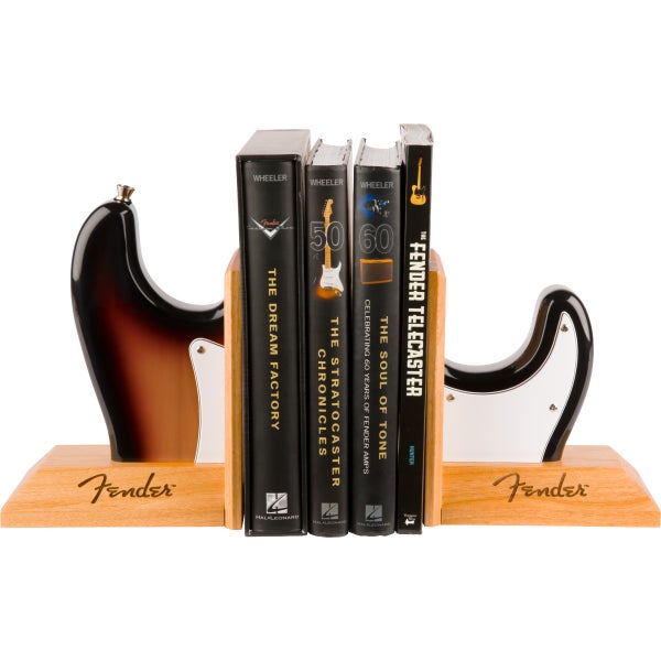 Fender Strat Body Bookends Sunburst bokstöd
