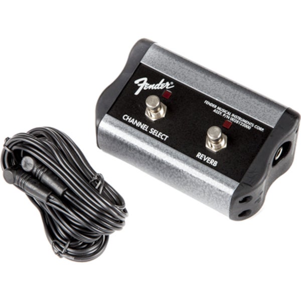 Fender 2-Button Footswitch Channel Reverb for Fender Amps