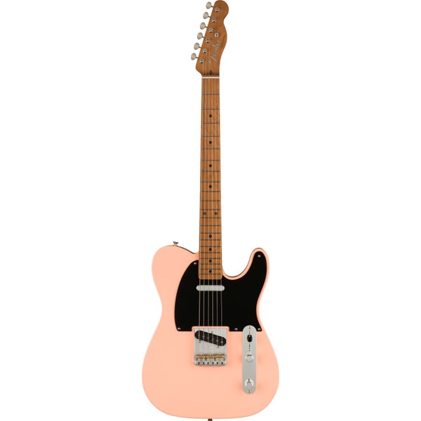 Fender FSR Vintera ‘50s Telecaster Modified Shell Pink Roasted MN Electric Guitar with Gig Bag