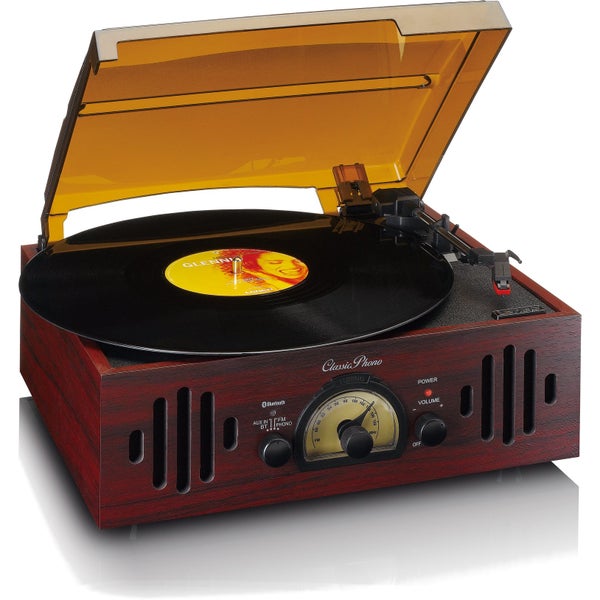 Lenco TT-43WA Walnut 3-in-1 Vintage Media Player