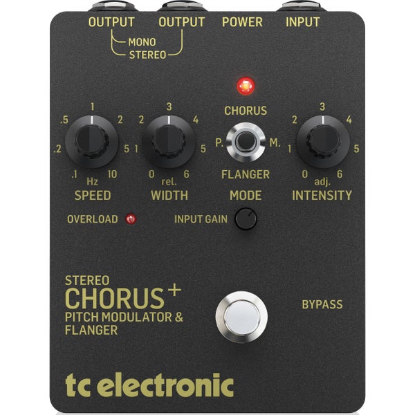 TC Electronic SCF Gold Stereo Chorus Flanger Effects Pedal