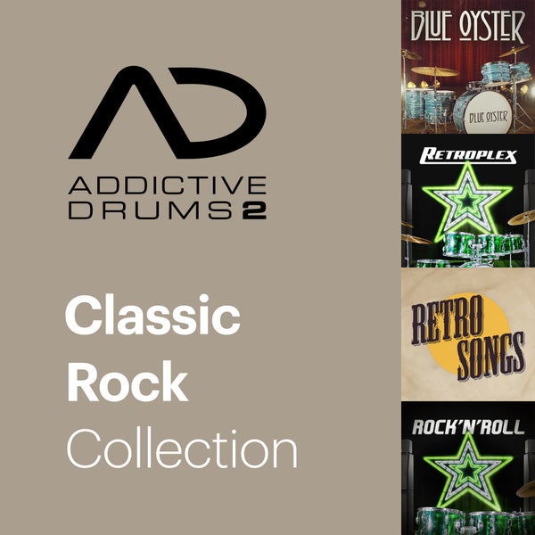 XLN Audio Addictive Drums 2 - Classic Rock Collection (téléchargement)