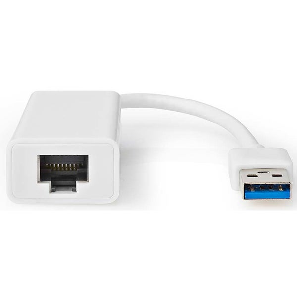 Nedis CCGP61950WT02 Male USB-A to Female RJ45 USB-Ethernet Adapter, 0.2m