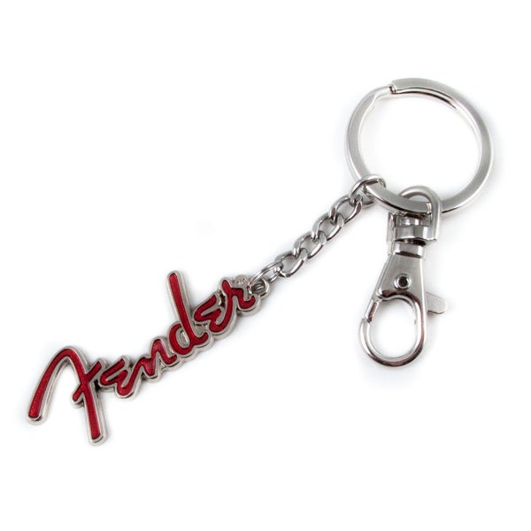 Fender portachiavi con logo rosso