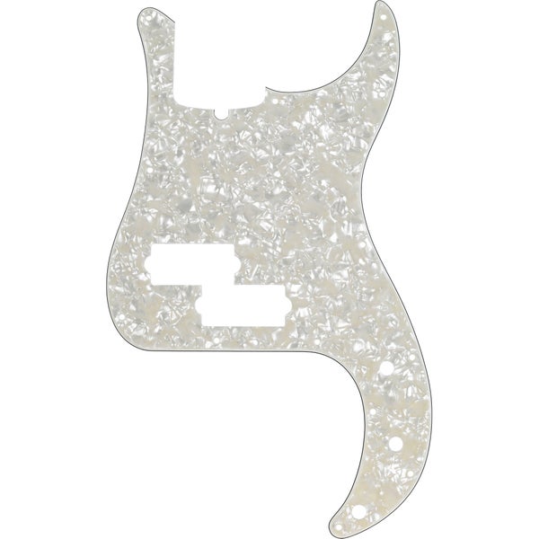 Fender 13-hole Modern Standard Precision Bass Pickguard White Pearl plaque de protection pour Fender Precision Bass