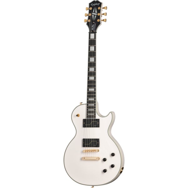 Epiphone Matt Heafy Origins Les Paul Custom Bone White Electric Guitar with Case