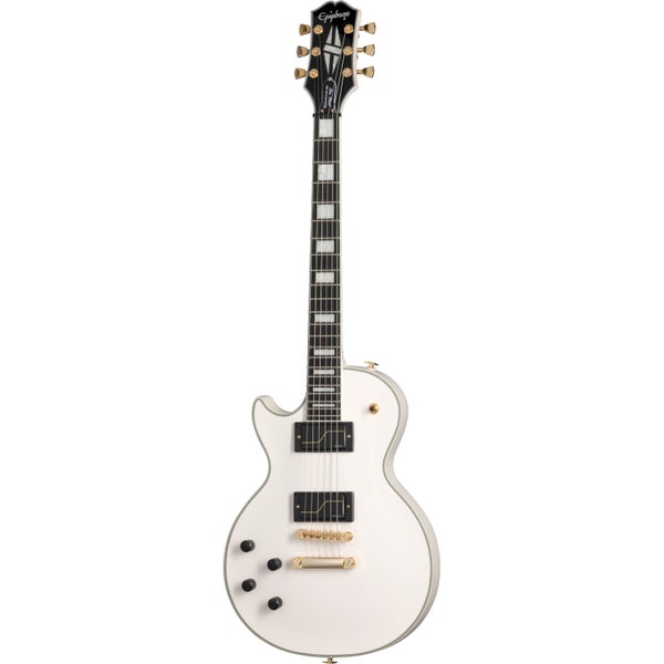 Epiphone Matt Heafy Origins Les Paul Custom LH Bone White Left-Handed Electric Guitar with Case