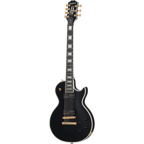 Epiphone Matt Heafy Origins Les Paul Custom 7-String Ebony 7-String Electric Guitar with Case