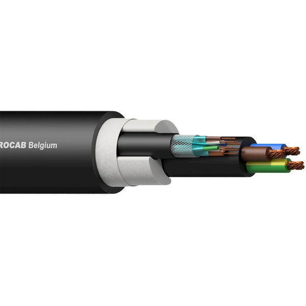 Procab PNC2517 câble CAT7 et 3x 2,5 mm au mètre