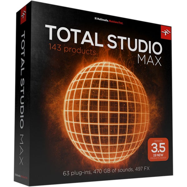 IK Multimedia Total Studio 3.5 MAX instruments virtuels (téléchargement)