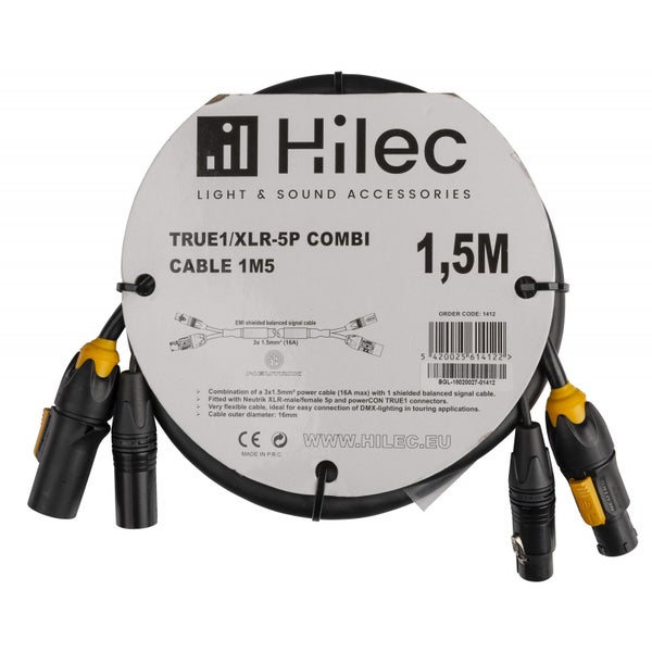 Hilec TRUE1/XLR-5P Combi Cable 1.5m