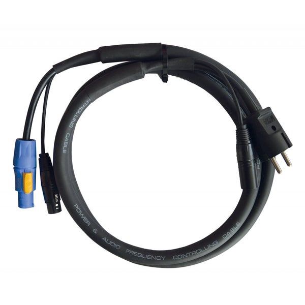 Hilec CPCDMXIN-10 Hybrid powerCON Cable, 10m