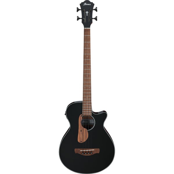 Ibanez AEGB24E Black High Gloss Electro-Acoustic Bass Guitar