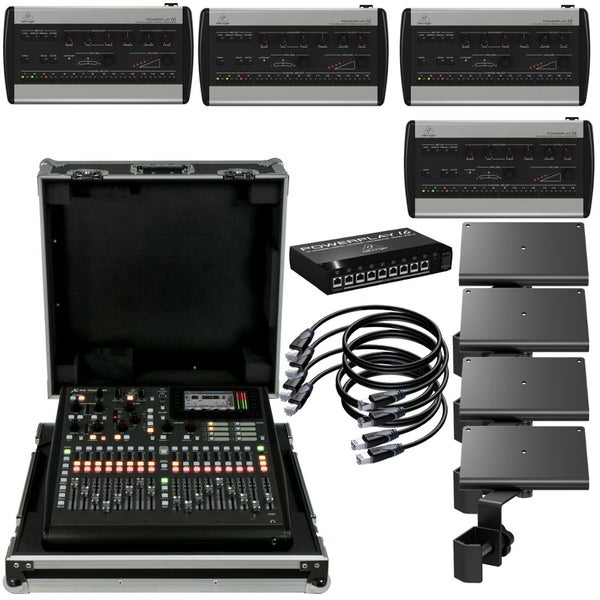 Behringer X32 Producer-TP set med 4 personliga monitorsystem