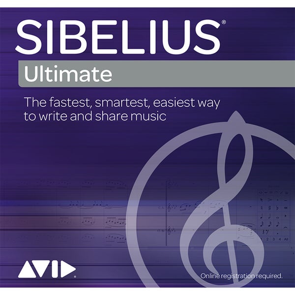 Avid Sibelius Ultimate Crossgrade 1 an de mises à jour/support (téléchargement)