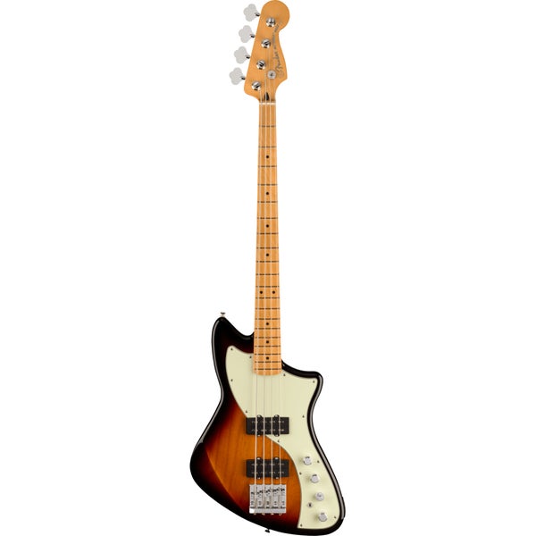 Fender Player Plus Active Meteora Bass MN 3-Color Sunburst Electric Bass with Deluxe Gig Bag