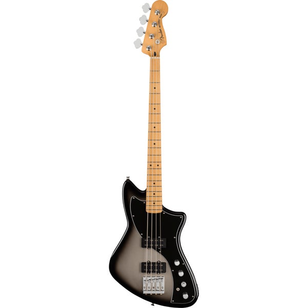 Fender Player Plus Active Meteora Bass MN Silverburst Electric Bass with Deluxe Gig Bag