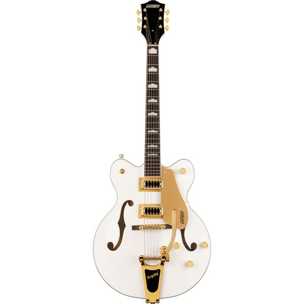 Gretsch G5422TG Electromatic Classic Hollowbody DC Snowcrest White Semi-Acoustic Guitar