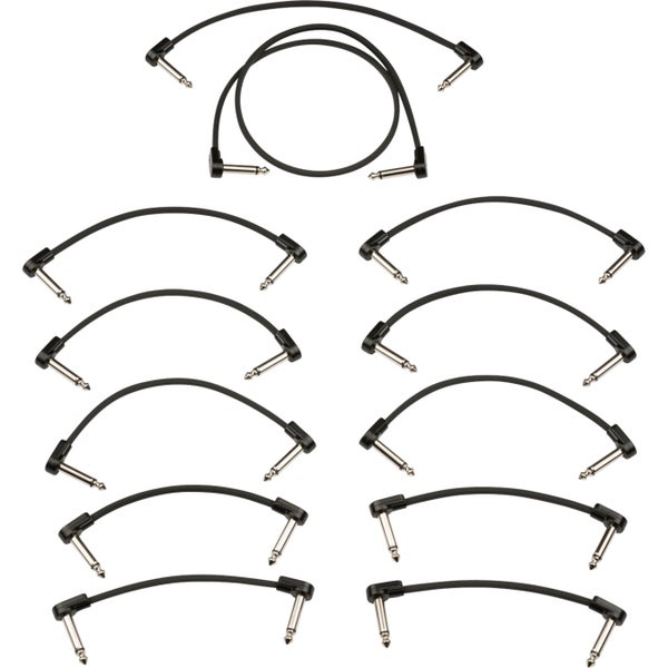 Fender Blockchain Patch Cable Kit zwart medium 12-delig