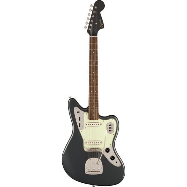 Squier FSR Classic Vibe 60s Jaguar Charcoal Frost Metallic Electric Guitar