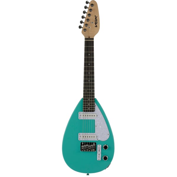VOX Mark III Teardrop Mini Aqua Green Electric Guitar with Gig Bag