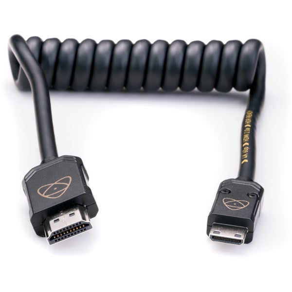 Atomos ATOM4K60C3 Mini-HDMI Cable, 30cm (Coiled, 4K60p)