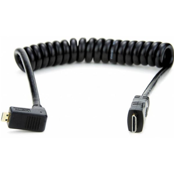 Atomos Coiled Micro-HDMI to Mini-HDMI Cable, 30-45cm