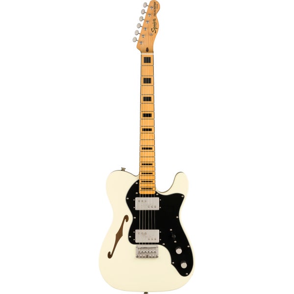Squier FSR Classic Vibe '70s Telecaster Thinline Olympic White MN Electric Guitar