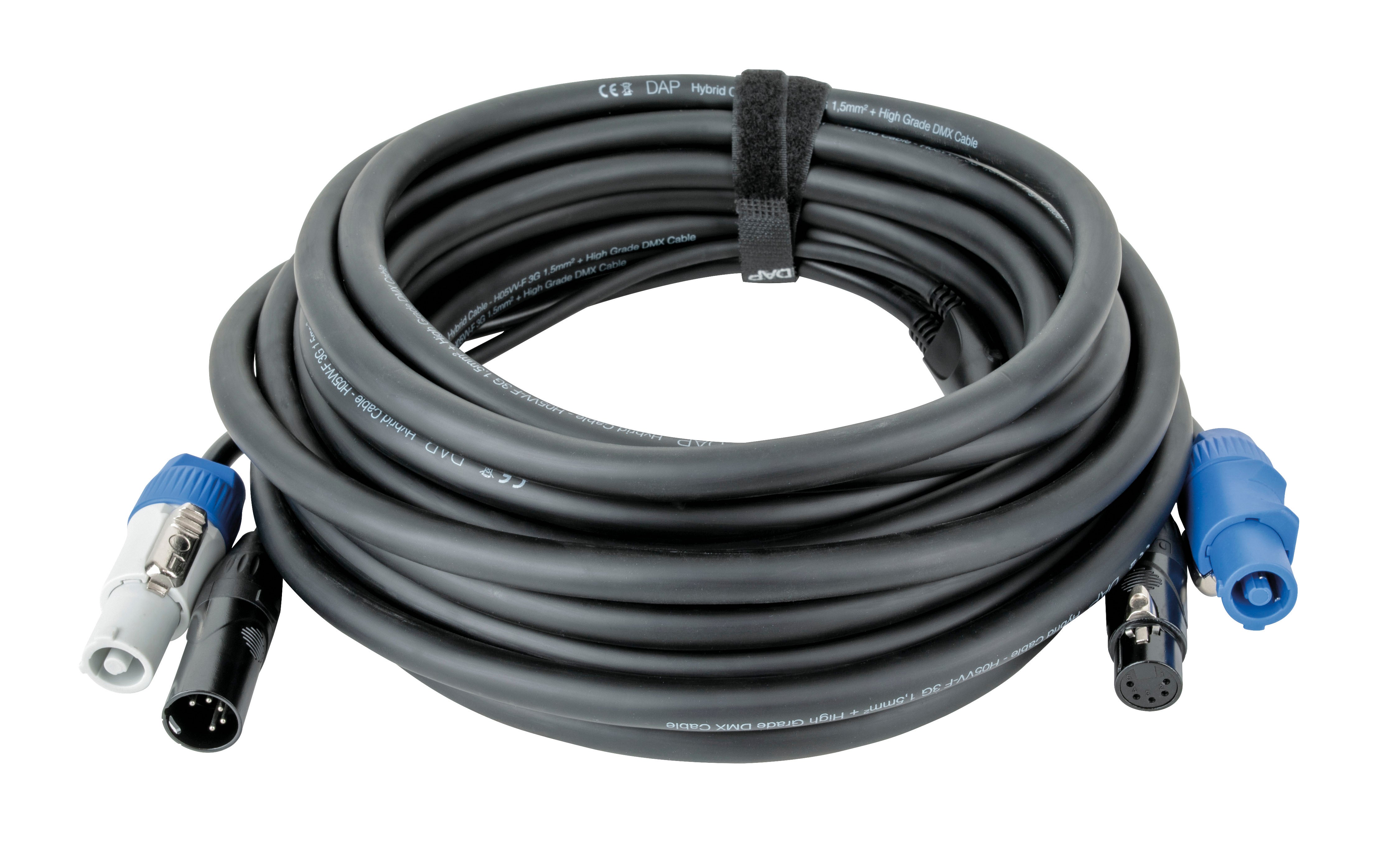 DAP FP21 Hybrid Cable 15 m DMX/Power Pro True Cable
