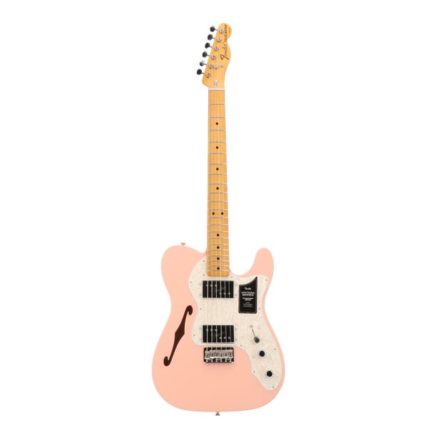 Fender Limited Edition Vintera '70s Telecaster Thinline Shell Pink MN Electric Guitar with Gig Bag