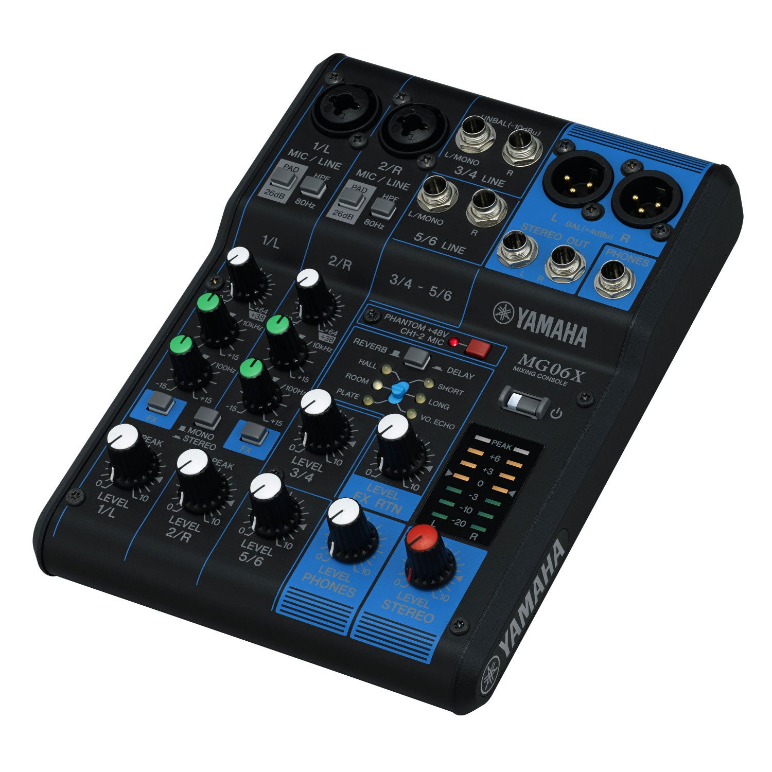 Yamaha MG06X (Studio- und Livemixer), Mischpult, Blau, Schwarz - Image 5