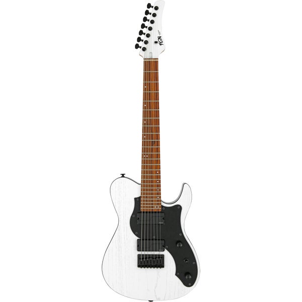 FGN Guitars J-Standard Iliad Dark Evolution Open Pore White Electric Guitar with Gig Bag