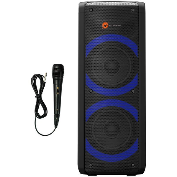 N-Gear Let's Go Party 72 enceinte portable avec micro et jeux de lumière