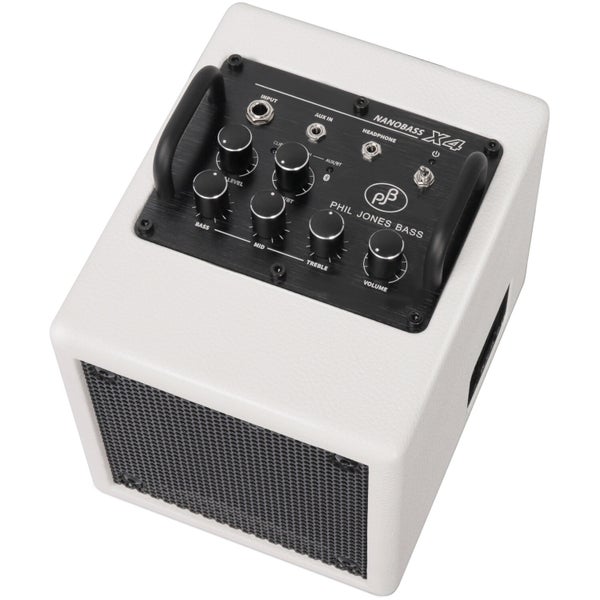 Phil Jones Bass X4 Nanobass White 35W 1x4" Amp Combo for Bass, Keyboard and E-Drums