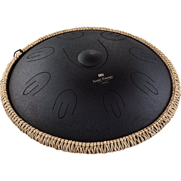 Meinl Sonic Energy Octave Steel Black 16" Tongue Drum (D Kurd, 9 Notes)