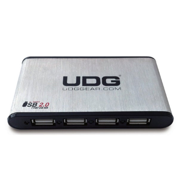 UDG hub usb 2.0 ultra fin en aluminium à 7 portes  