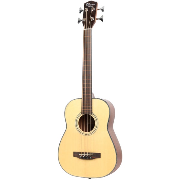 Ohana OBU-22FLM ukulélé basse fretless avec lignes de repère