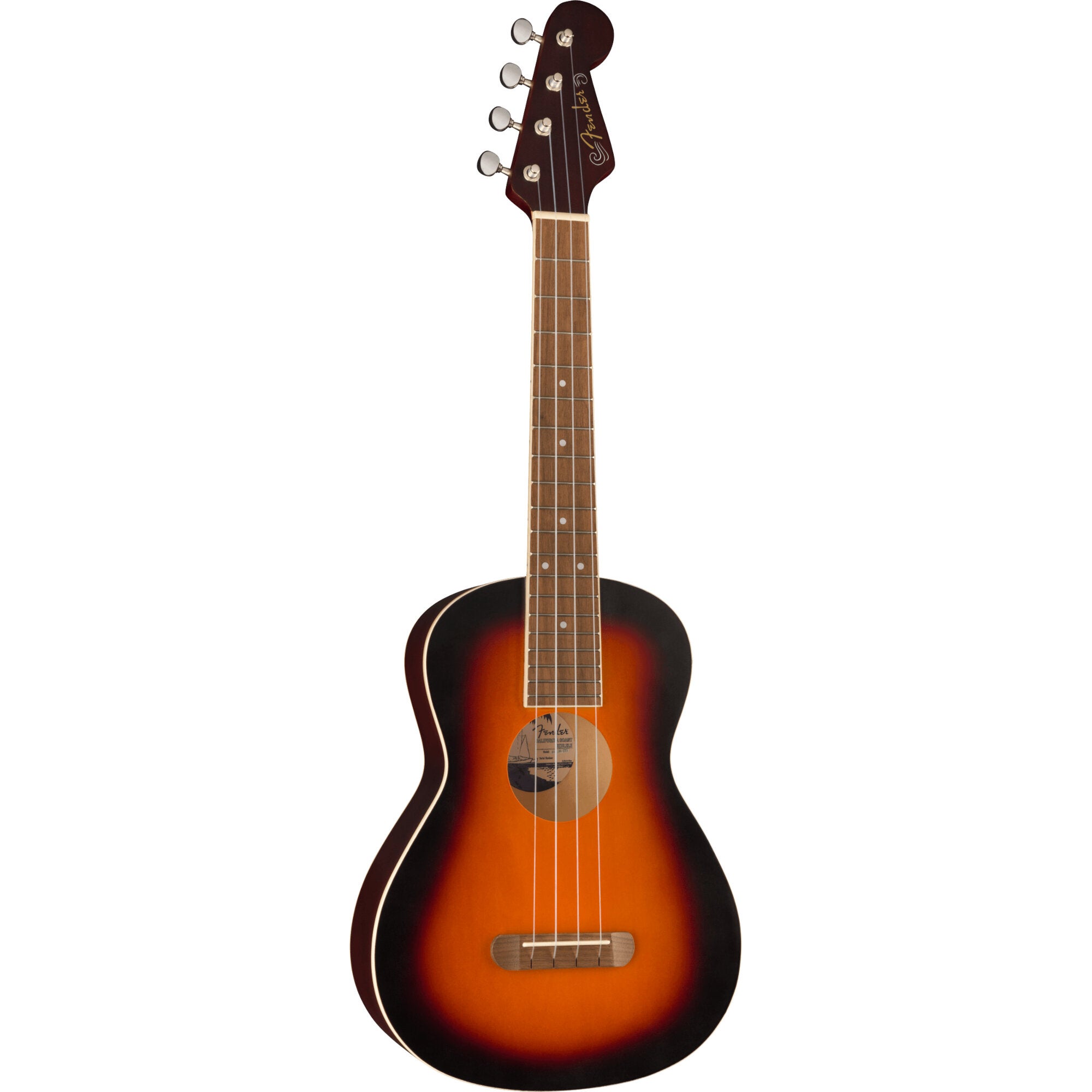 Fender California Coast Avalon WN 2-Color Sunburst Tenor Ukulele - Image 1