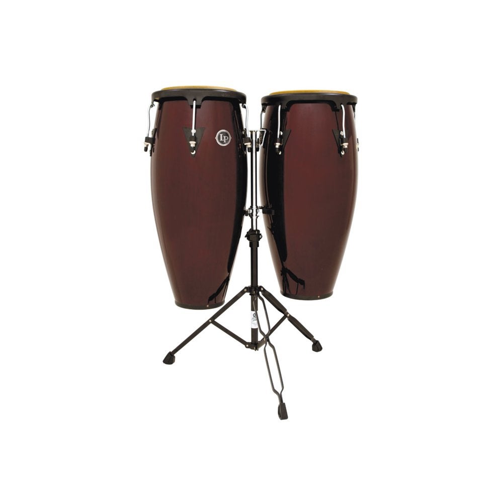 Latin Percussion LP647NY-DW City Series Conga Set (Dark Wood | Bax Music