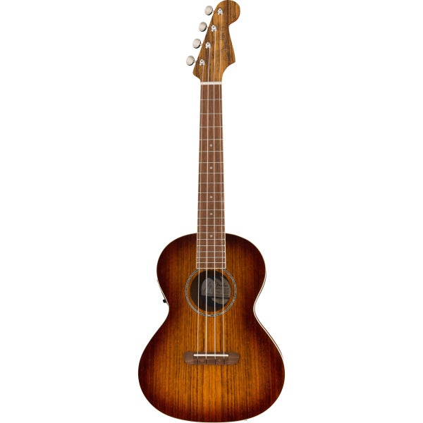 Fender California Coast Rincon Aged Cognac Sunburst Tenor Ukulele with Gig Bag