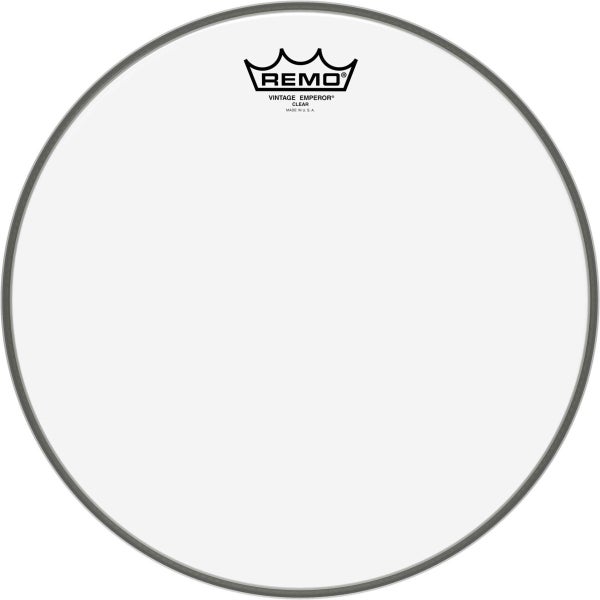 Remo VE-0313-00 Emperor Vintage Clear 13-inch Dual-Ply Tom Drumhead