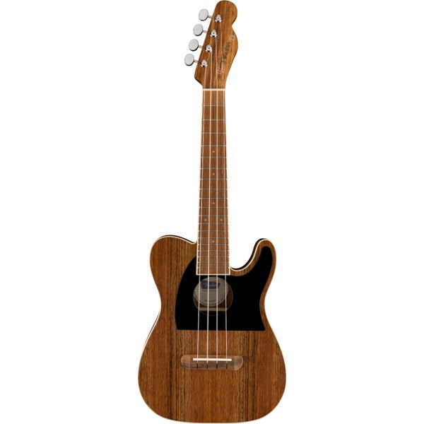 Fender FSR Fullerton Tele Uke All Ovangkol Electro Acoustic Concert Ukulele
