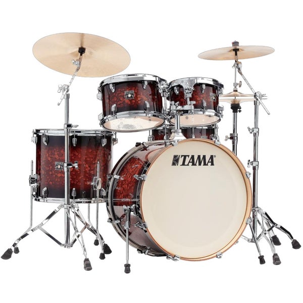 Tama CL52KRS-MLS Superstar Classic Molten Lava Burst 5-Piece Shell Set Incl. Tom Mount