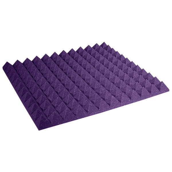 Auralex Studiofoam Pyramid Purple 61x61x5cm Purple Absorber (Pack of 12)