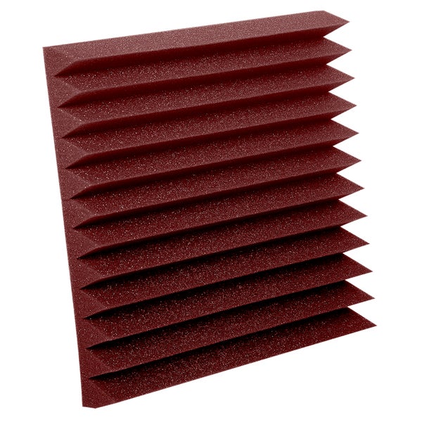 Auralex Studiofoam Wedgies Burgundy 30x30x5cm Red Absorber (Pack of 24)
