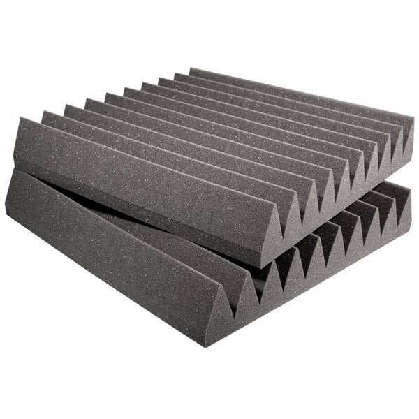 Auralex Studiofoam Wedges Charcoal 61x61x10cm Grey Absorber (Pack of 6)