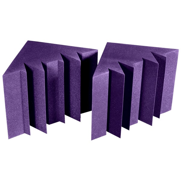 Auralex MegaLENRD Purple 61x61x61cm Purple Bass Trap (Pack of 2)